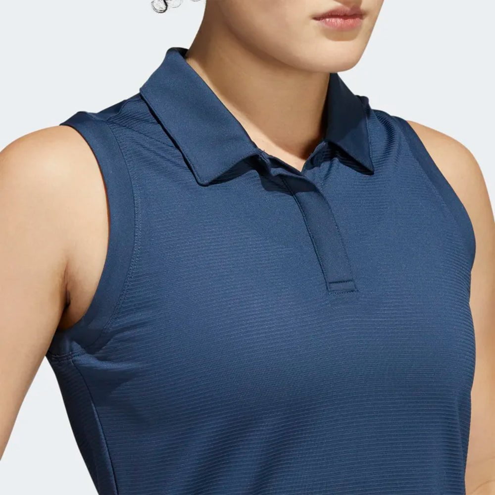 adidas Women's Sleeveless Polo Shirt - Crew Navy