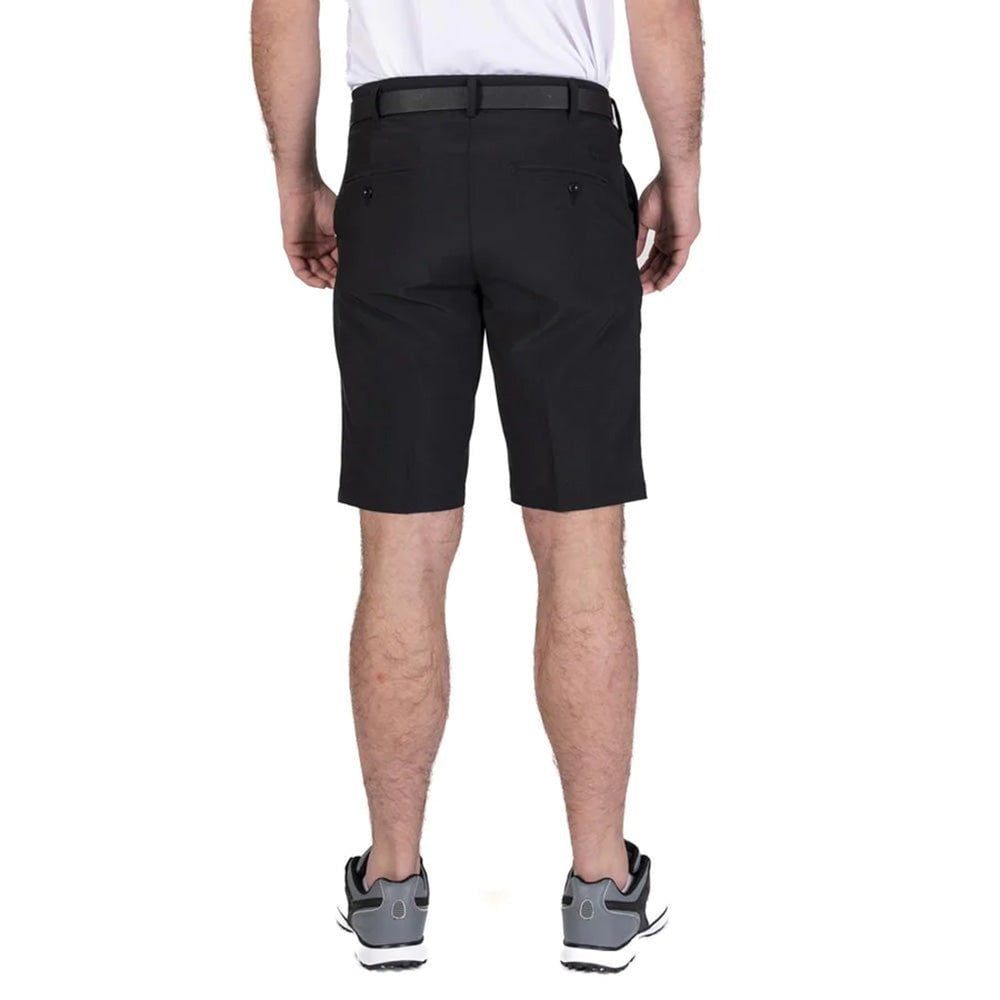 Island Green Tapered Stretch Golf Shorts - Black