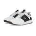 Puma IGNITE Elevate Wide Golf Shoes - White/Black/Silver