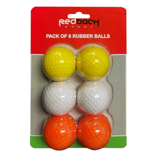 Redback Golf Practice Balls - 6 Pack
