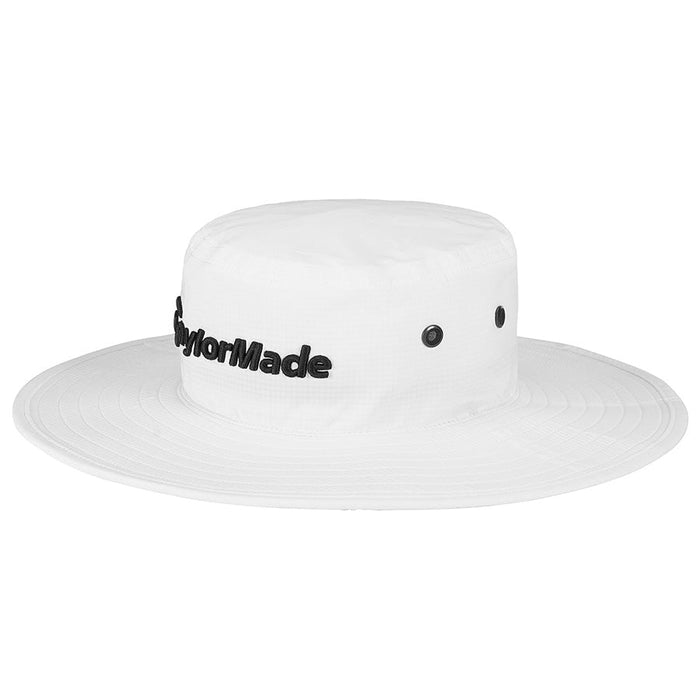 TaylorMade Metal Eyelet Bucket Hat - White