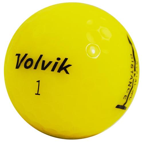 Volvik Crystal Yellow Golf Balls - 3 Pack